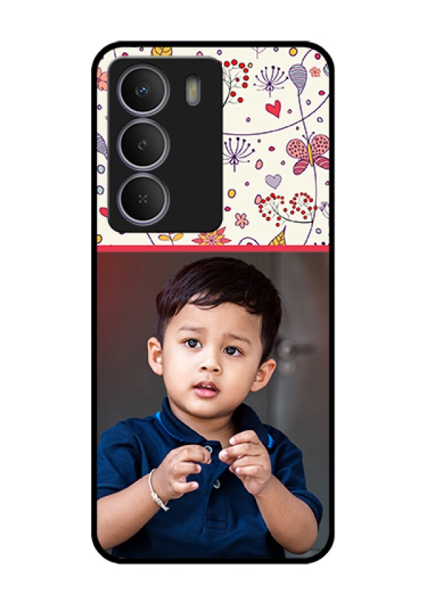 Realme Narzo 80 Lite Custom Glass Phone Case - Premium Floral Design