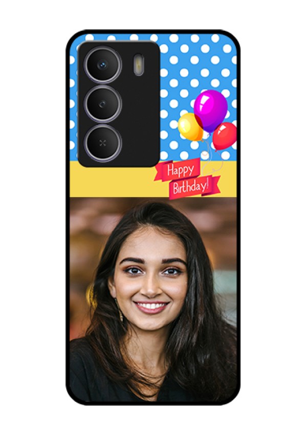 Realme Narzo 80 Lite Custom Glass Phone Case - Happy Birthday Design