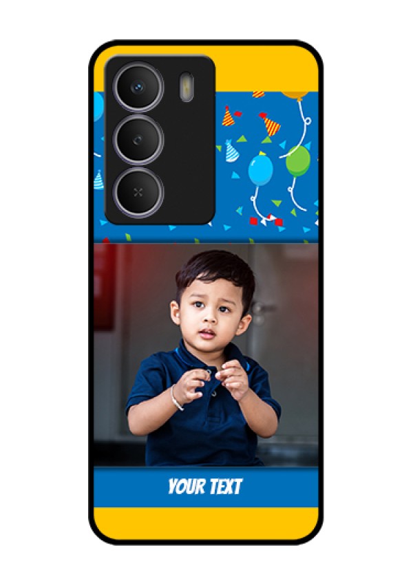 Realme Narzo 80 Lite Custom Glass Phone Case - Birthday Wishes Design