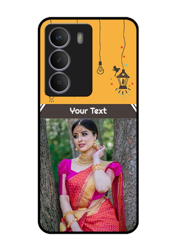 Realme Narzo 80 Lite Custom Glass Phone Case - With Family Picture And Icons