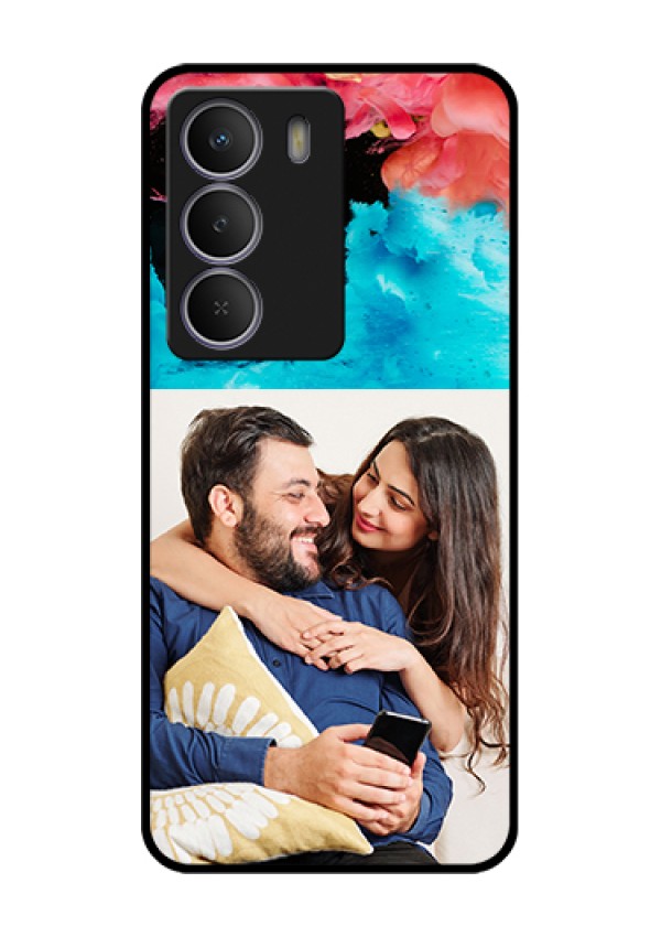 Realme Narzo 80 Lite Custom Glass Phone Case - Quote With Acrylic Painting Design