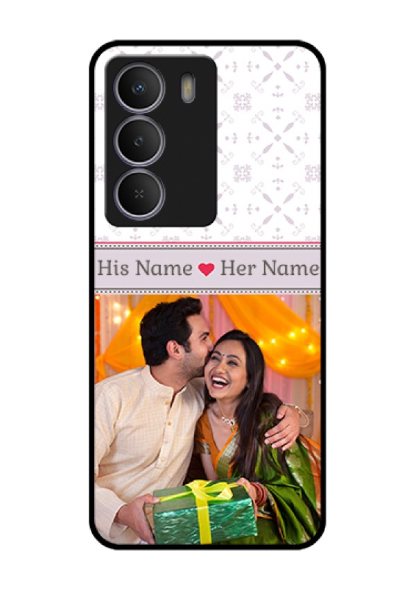 Realme Narzo 80 Lite Custom Glass Phone Case - With Photo And Ethnic Design