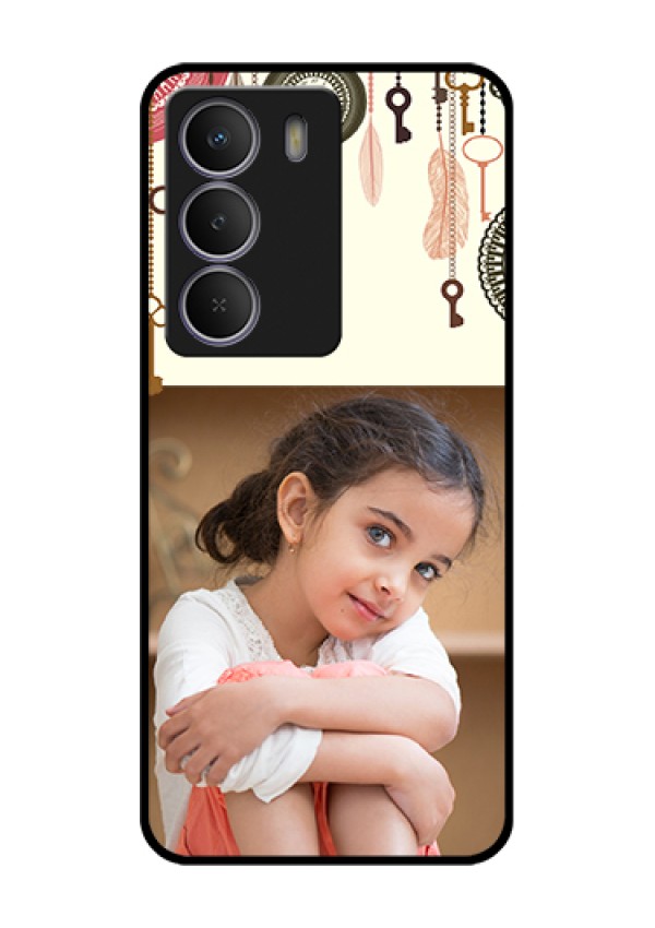 Realme Narzo 80 Lite Custom Glass Phone Case - Boho Style Design