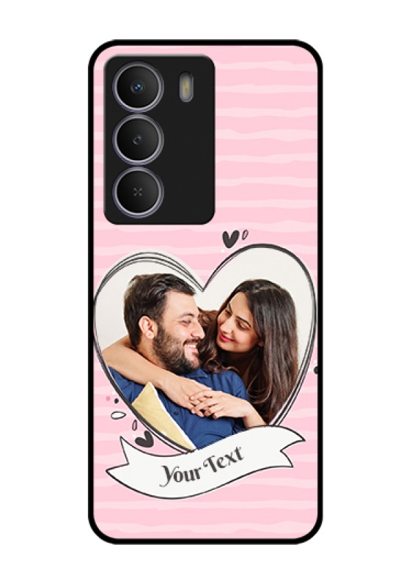 Realme Narzo 80 Lite Custom Glass Phone Case - Vintage Heart Design