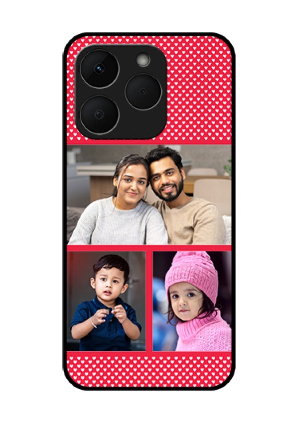 Realme Narzo 90 5G Custom Glass Phone Case - Bulk Photo Upload Design