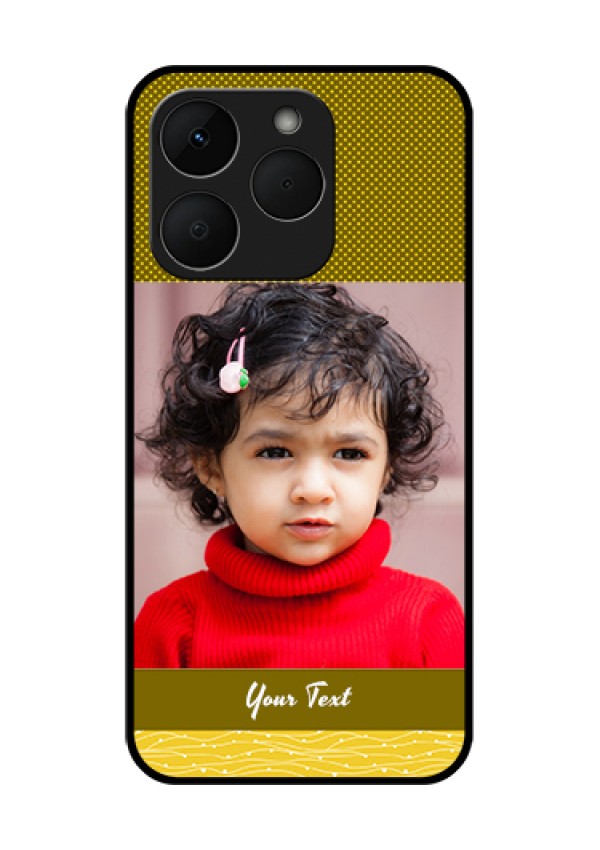 Realme Narzo 90 5G Custom Glass Phone Case - Simple Green Color Design