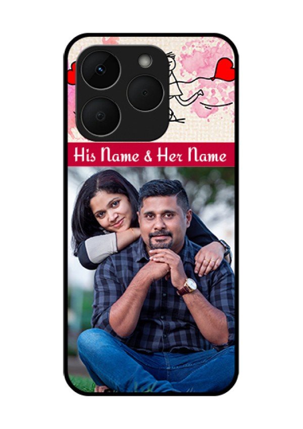 Realme Narzo 90 5G Custom Glass Phone Case - You And Me Case Design