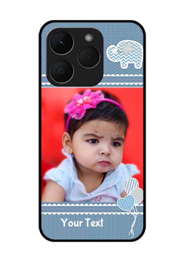 Realme Narzo 90 5G Custom Glass Phone Case - With Kids Pattern Design