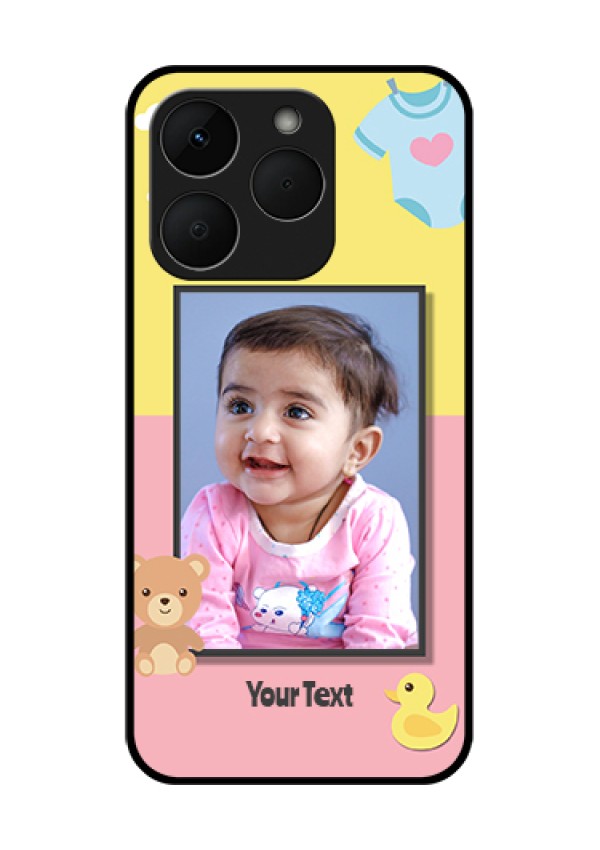 Realme Narzo 90 5G Custom Glass Phone Case - Kids 2 Color Design