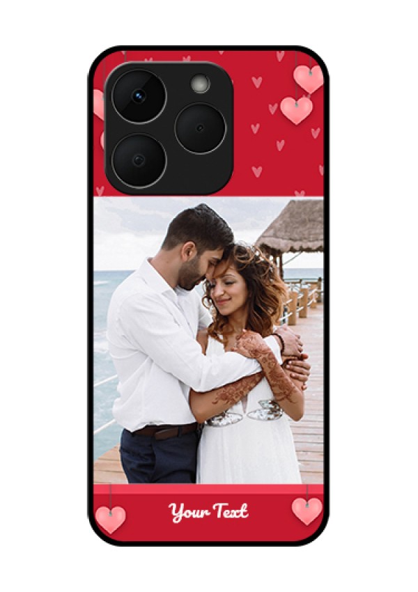 Realme Narzo 90 5G Custom Glass Phone Case - Valentines Day Design