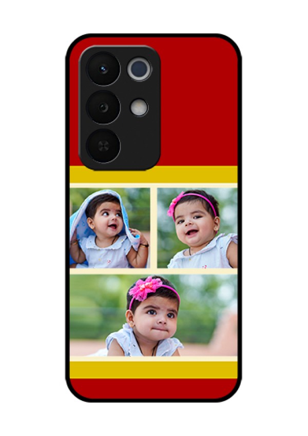 Realme Narzo 90X 5G Custom Glass Phone Case - Multiple Pic Upload Design