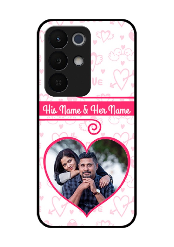 Realme Narzo 90X 5G Custom Glass Phone Case - Heart Shape Love Design