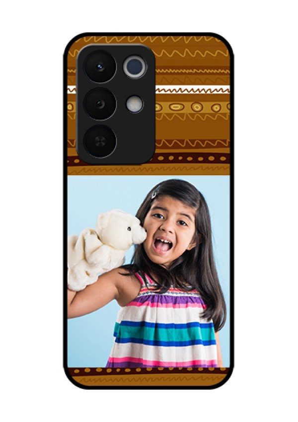 Realme Narzo 90X 5G Custom Glass Phone Case - Friends Picture Upload Design