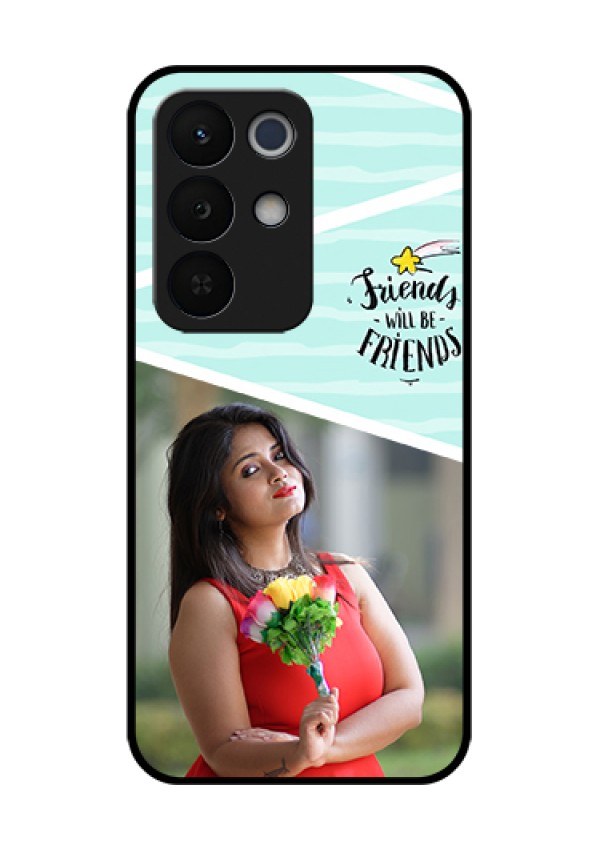 Realme Narzo 90X 5G Custom Glass Phone Case - Friends Picture Icon Design