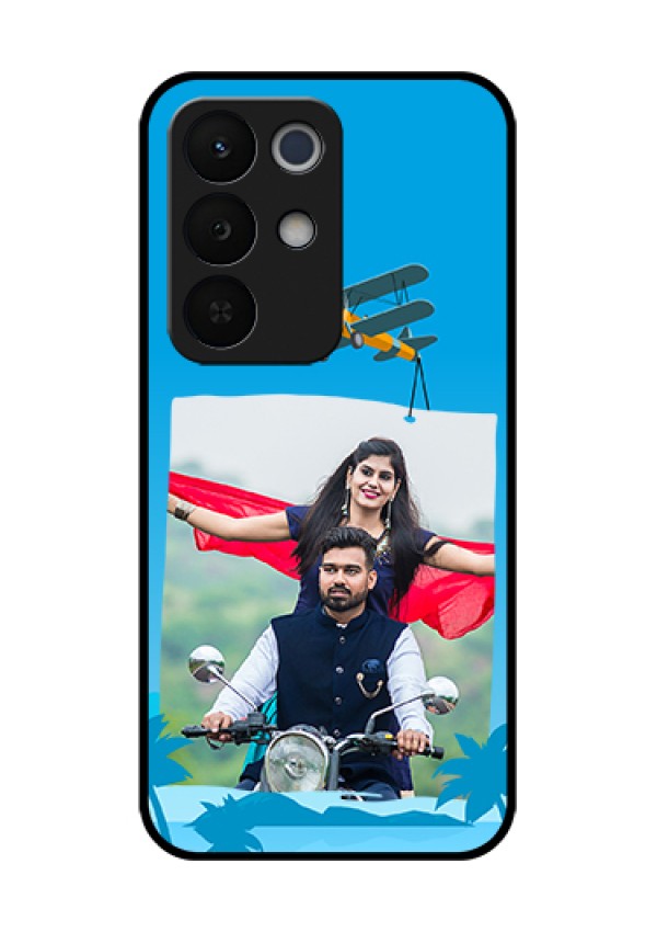 Realme Narzo 90X 5G Custom Glass Phone Case - Traveller Design