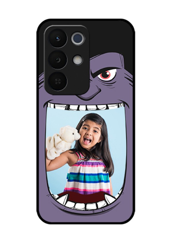 Realme Narzo 90X 5G Custom Glass Phone Case - Angry Monster Design