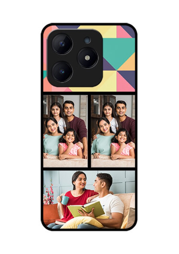 Realme Narzo N63 Custom Glass Phone CaseBulk Pic Upload Design