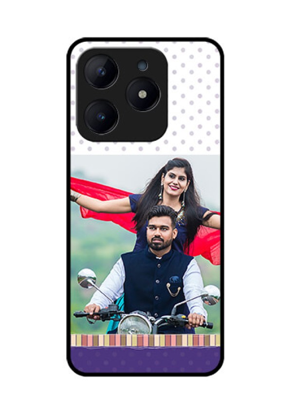 Realme Narzo N63 Custom Glass Phone CaseCute Family Design
