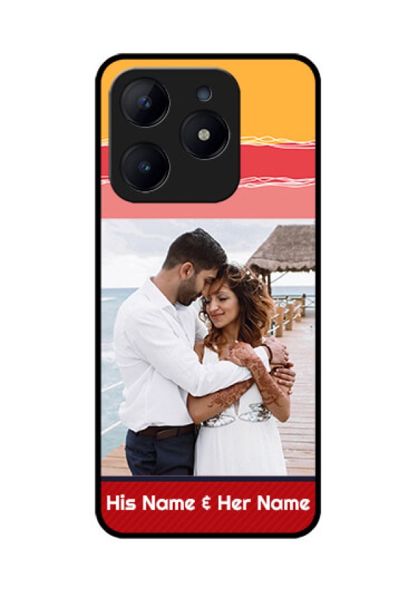 Realme Narzo N63 Custom Glass Phone CaseColorful Case Design