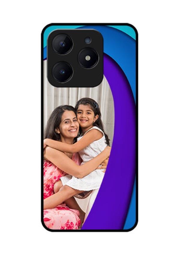 Realme Narzo N63 Custom Glass Phone CaseSimple Pattern Design