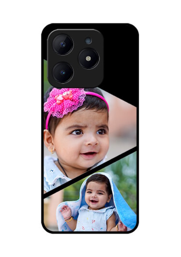 Realme Narzo N63 Custom Glass Phone CaseSemi Cut Design