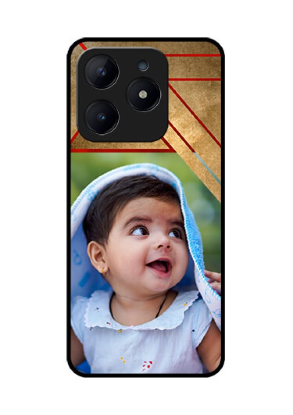 Realme Narzo N63 Custom Glass Phone CaseGradient Abstract Texture Design
