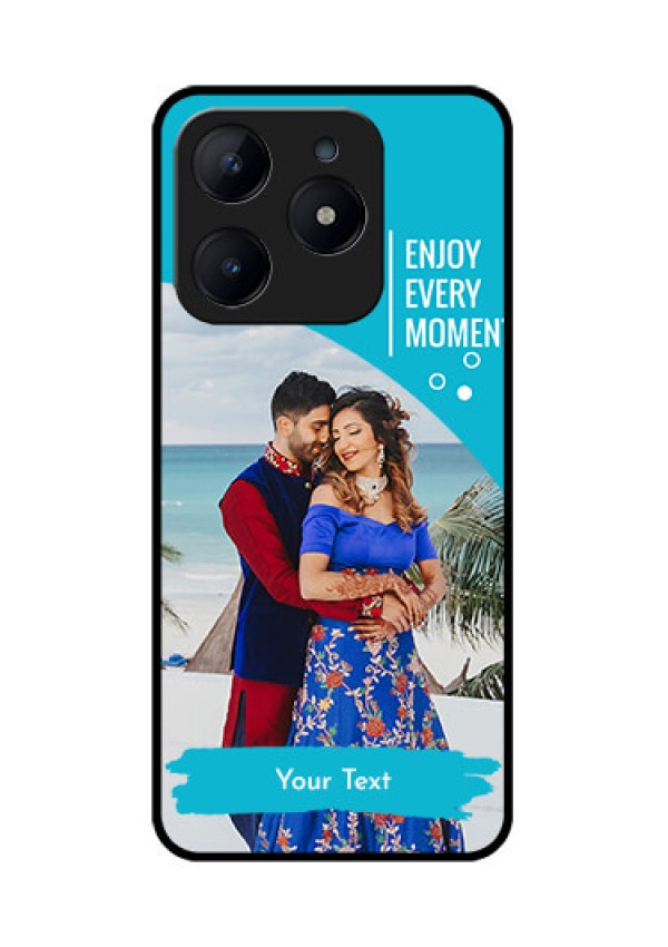 Realme Narzo N63 Custom Glass Phone CaseHappy Moment Design
