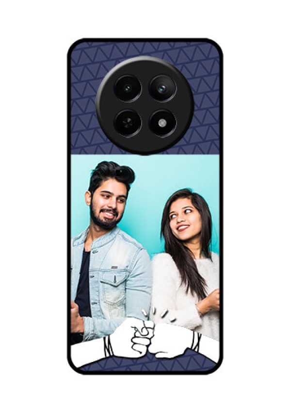Realme Narzo N65 5G Custom Glass Phone Case - With Best Friends Design