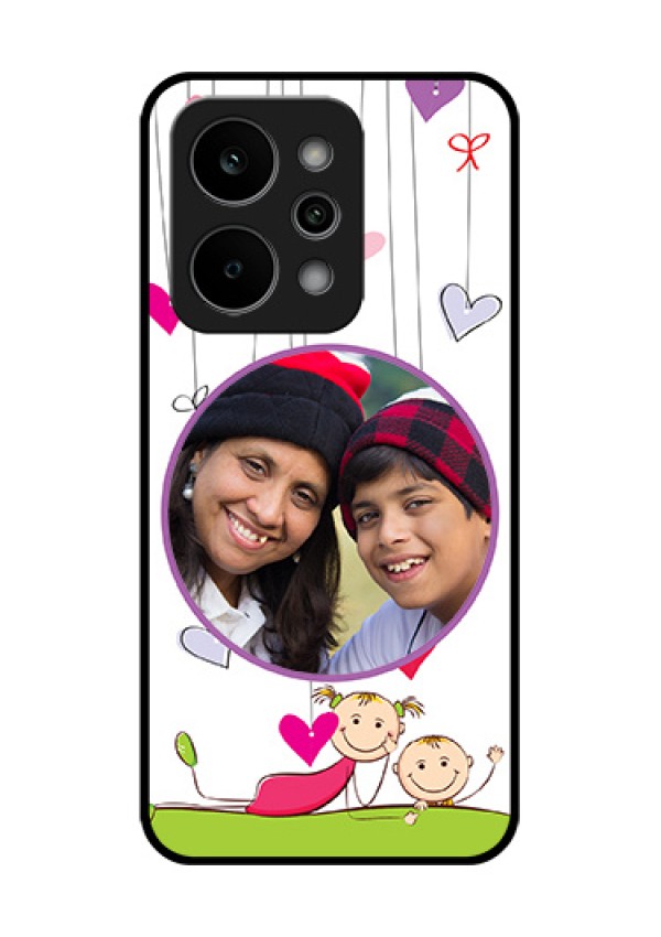 Realme Narzo Power 5G Custom Glass Phone Case - Cute Kids Phone Case Design