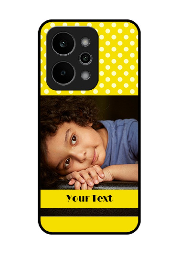 Realme Narzo Power 5G Custom Glass Phone Case - Bright Yellow Case Design