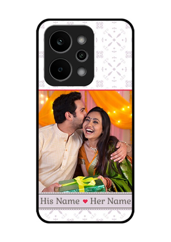 Realme Narzo Power 5G Custom Glass Phone Case - With Photo And Ethnic Design