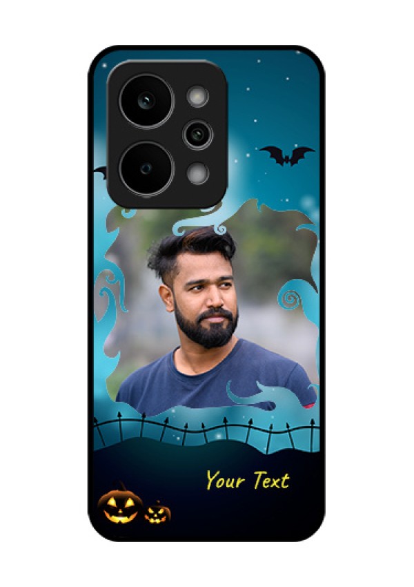Realme Narzo Power 5G Custom Glass Phone Case - Halloween Frame Design