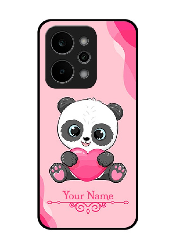 Realme Narzo Power 5G Custom Glass Phone Case - Cute Panda Design