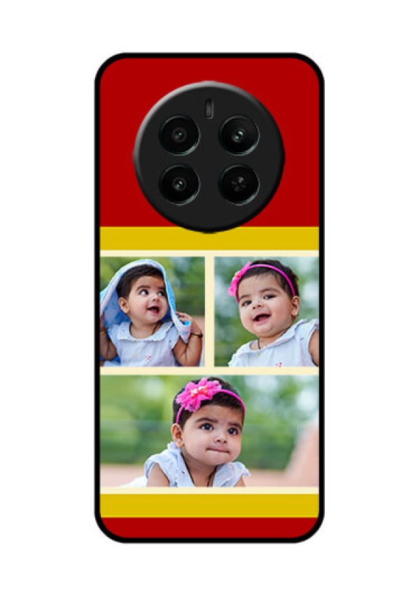 Realme P1 5G Custom Glass Phone Case - Multiple Pic Upload Design