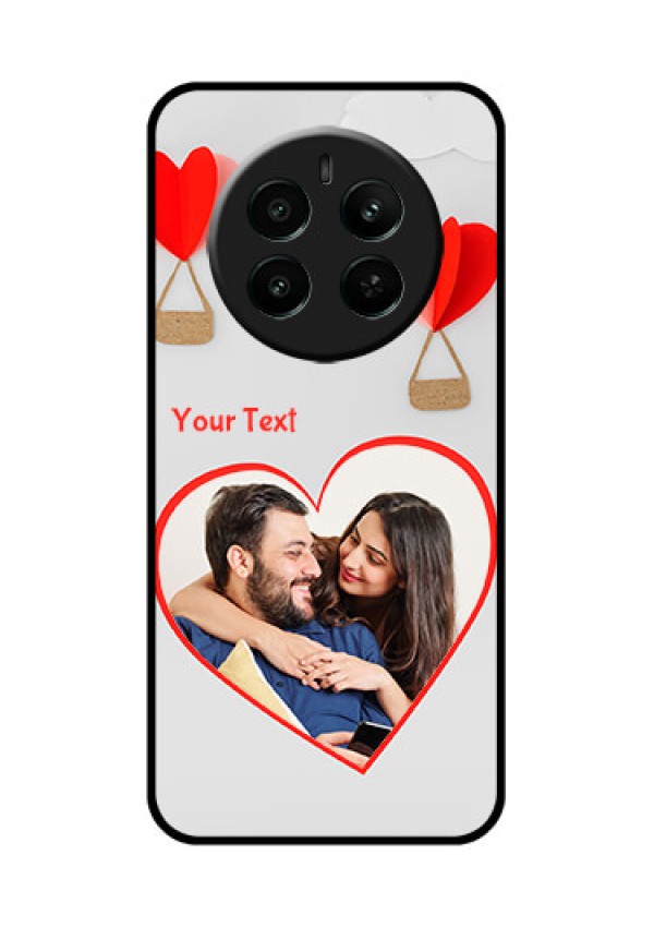 Realme P1 5G Custom Glass Phone Case - Parachute Love Design