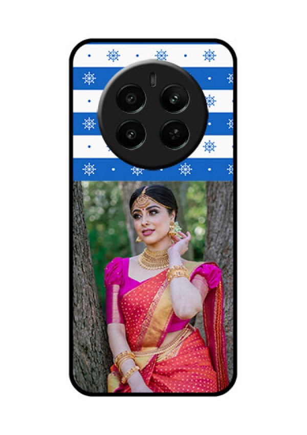 Realme P1 5G Custom Glass Phone Case - Snow Pattern Design