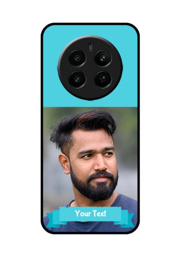 Realme P1 5G Custom Glass Phone Case - Blue Color Design