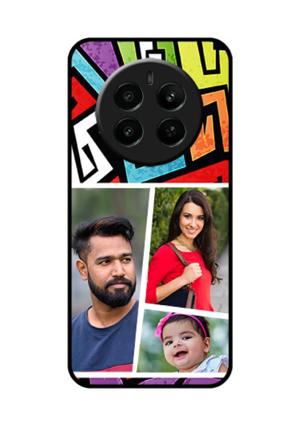 Realme P1 5G Custom Glass Phone Case - Graffiti Pattern Design