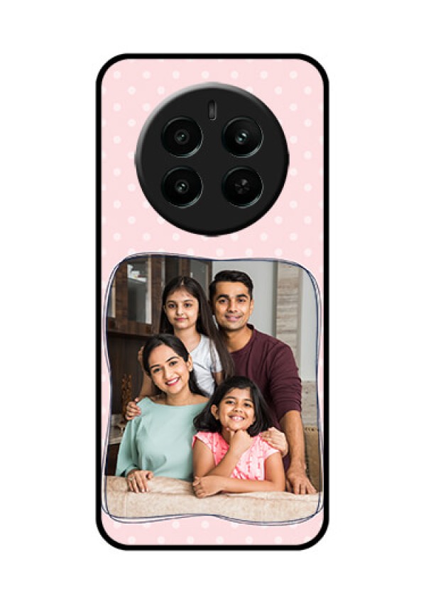 Realme P1 5G Custom Glass Phone Case - Family With Dots Design
