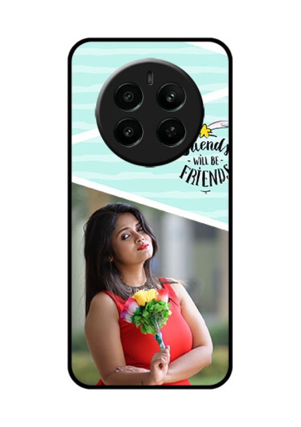 Realme P1 5G Custom Glass Phone Case - Friends Picture Icon Design