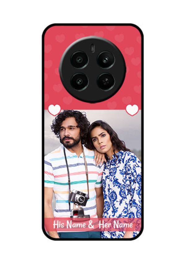 Realme P1 5G Custom Glass Phone Case - Simple Love Design