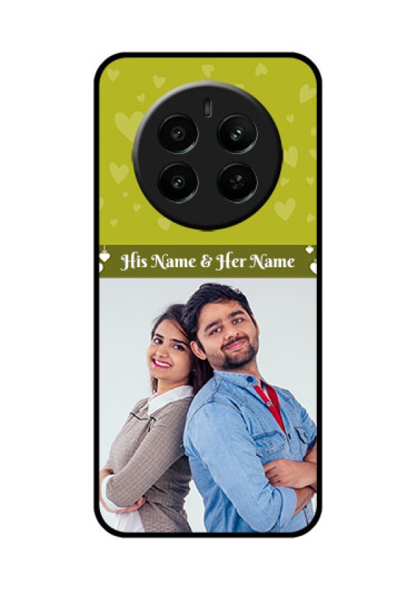 Realme P1 5G Custom Glass Phone Case - You & Me Heart Design
