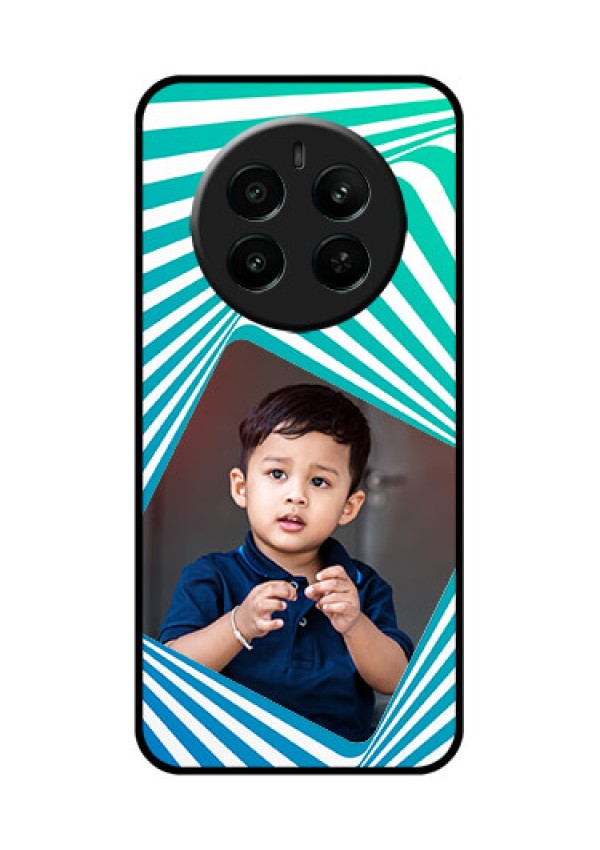 Realme P1 5G Custom Glass Phone Case - Abstract Spiral Design