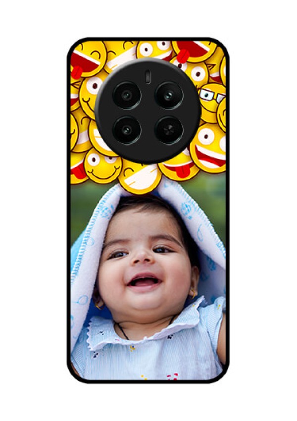 Realme P1 5G Custom Glass Phone Case - With Smiley Emoji Design