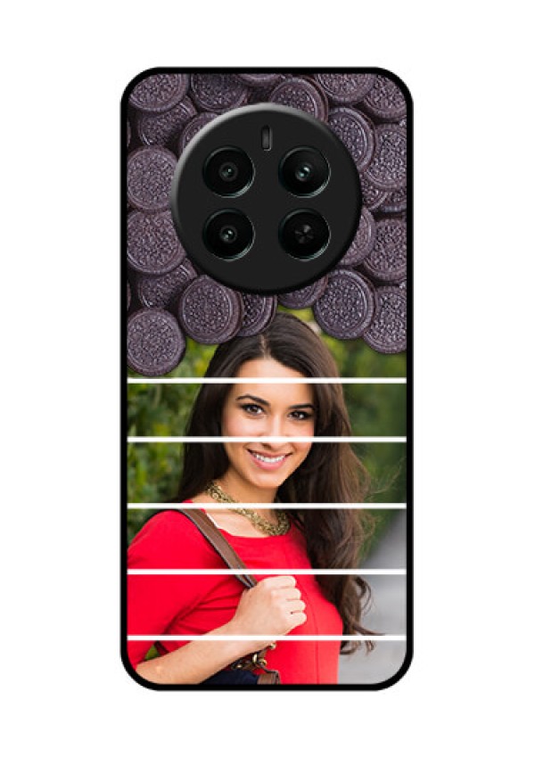Realme P1 5G Custom Glass Phone Case - With Oreo Biscuit Design