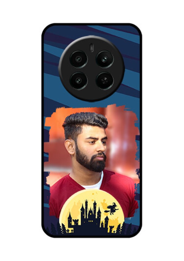 Realme P1 5G Custom Glass Phone Case - Halloween Witch Design