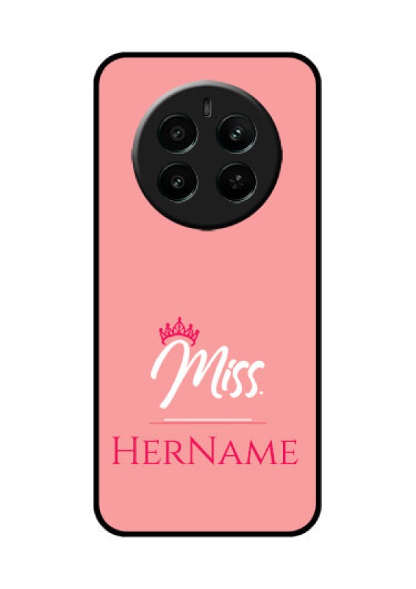 Realme P1 5G Custom Glass Phone Case - Mrs With Name Design