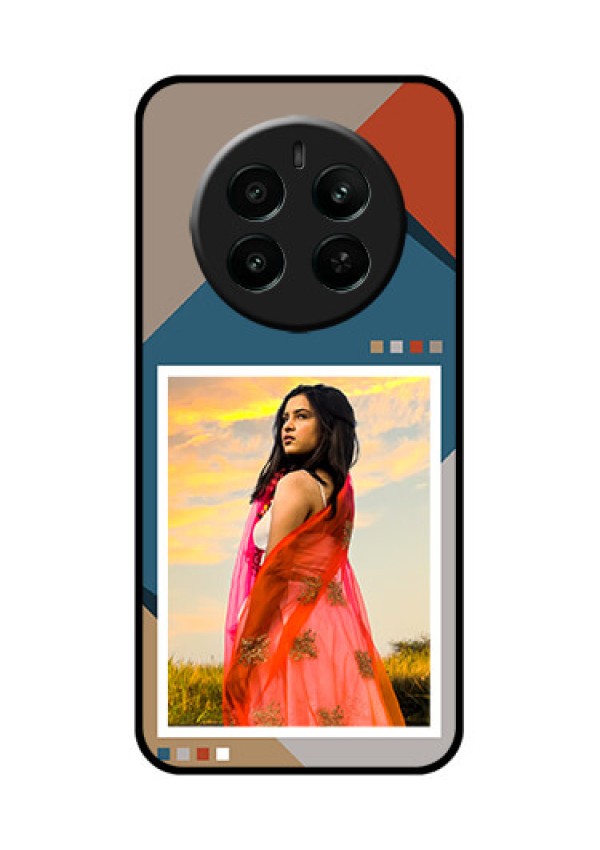 Realme P1 5G Custom Glass Phone Case - Retro Color Pallet Design