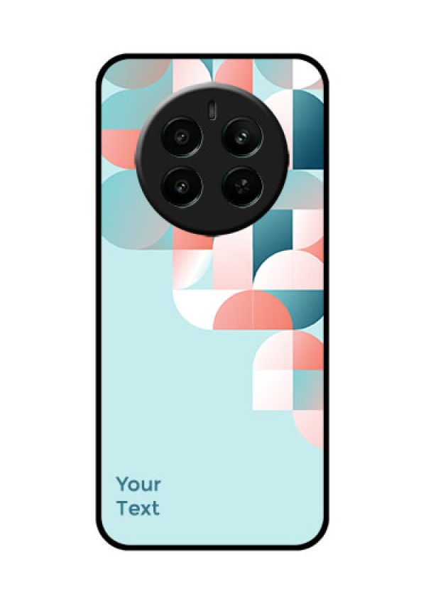 Realme P1 5G Custom Glass Phone Case - Stylish Semi - Circle Pattern Design