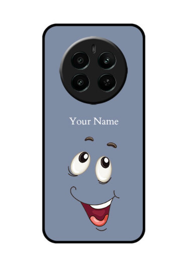 Realme P1 5G Custom Glass Phone Case - Laughing Cartoon Face Design